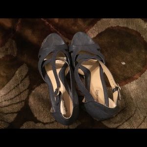 Ladies Lovely SolesSense Wedge Heel Sandals. Sz 9M